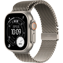 Apple Watch Ultra 3, Titanium, GPS + Cellular, Milanese Loop Natural