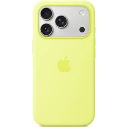 Apple Silicone Case with MagSafe for iPhone 17 Pro Neon Yellow
