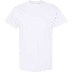 Gildan Mens Heavy Cotton Short Sleeve T-Shirt 5-pack - White