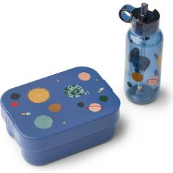 Liewood Chelsey Lunchbox Set Universe/Classic Navy