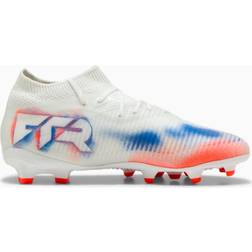 Puma Future 8 Pro FG Ag Football Boots Youth - Hvid/Sort/Rød