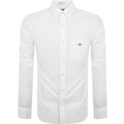 Gant Men Regular Fit Classic Poplin Shirt - White