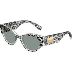 Dolce & Gabbana Dg4480 32871 Solbriller Black Lace