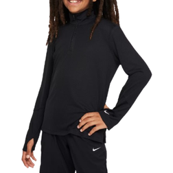 Nike Older Kid's Multi Dri-FIT UV Long-Sleeve 1/2-Zip Top - Black (FN8375-010)