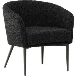 Venture Home Fluffy Sort Lænestol