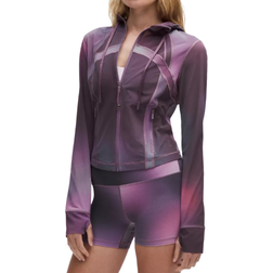 Lululemon Define Crop Jacket Mit Kapuze Aurora Haze - Purple Multi