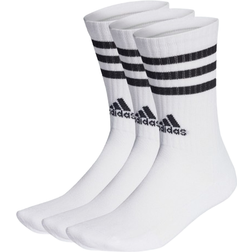 adidas 3-Stripes Cushioned Crew Par Socks Unisex Strumpor Pack 3