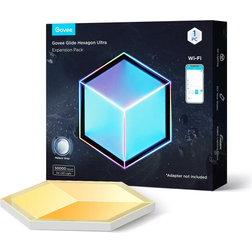 Govee Glide Hexagon Light Panels Ultra Expansion Pack Vægarmatur