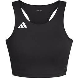 adidas Adizero E Crop Top Dam XS - Svart