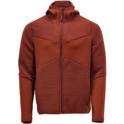 Mascot Customized Fleece Hoodie with Zipper - Autumn Red