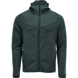 Mascot Customized Fleece Hoodie with Zipper - Forest Green