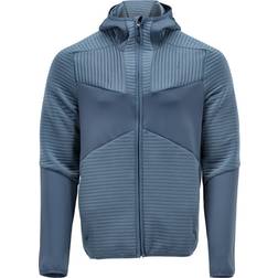 Mascot Customized Fleece Hoodie with Zipper - Stone Blue