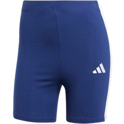 adidas Essentials 3 Stripe Biker Shorts - Marineblå