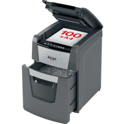 Rexel Optimum AutoFeed+ 100M Automatic Micro Cut Paper Shredder P5 Black