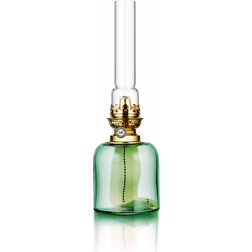 Karlskrona Lampfabrik Kungsholmen Jade Green Oil Lamp 38cm