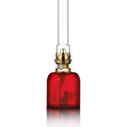 Karlskrona Lampfabrik Kungsholmen Ruby Red Oil Lamp 38cm