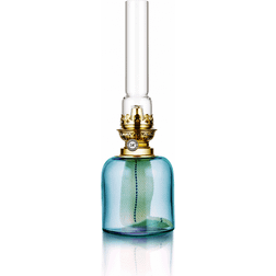 Karlskrona Lampfabrik Kungsholmen Aquamarin Oil Lamp 38cm