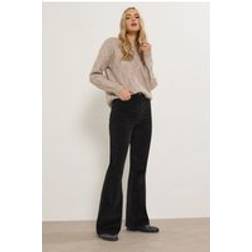LTS Tall Cord Flare Bootcut Jeans - Black