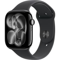 Apple Watch Series 11, Aluminium, 46mm, GPS + Cellular, Sport Band Jet Black