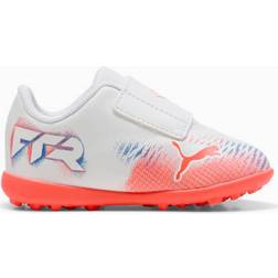 Puma Future 8 Play Football Boots Kids - White/Black/Glowing Red
