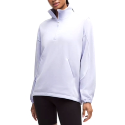 Lululemon Top Softstreme Halblanges Reißverschluss Lang - Serene Blue