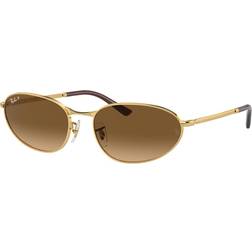 Ray-Ban Polarized RB3734 001/M2 - Polished Arista Gold