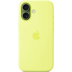 Apple Silicone Case with MagSafe for iPhone 17 Neon Yellow