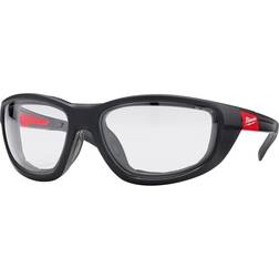 Milwaukee Premium Safety Glasses With Gasket- Clear