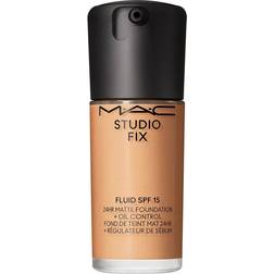 MAC Studio Fix Fluid 24HR Matte Foundation + Oil Control SPF15 NC37