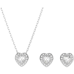 Swarovski Ariana Grande Heart Jewellery Set - Silver/Transparent