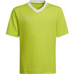 adidas Junior Entrada 22 T-shirt - Yellow/White (HC5079)
