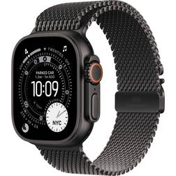 Apple Watch Ultra 3, Titanium, GPS + Cellular, Milanese Loop Black