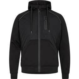 FE Engel 1361-207 X-treme Softshell Jacket with Hood - Black