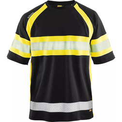 Blåkläder High Vis UV T-shirt - Sort/Hi-Vis Gul