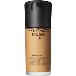 MAC Studio Fix Fluid 24HR Matte Foundation + Oil Control SPF15 C45