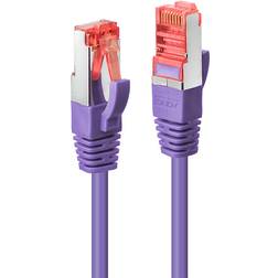 Lindy S/FTP Cat6 PVC RJ45 - RJ45 M-M Purple 10m
