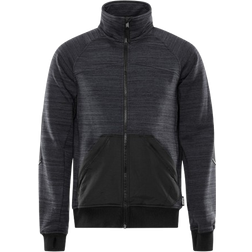 Fristads Kansas 7052 SMP Sweatshirt Jacket - Grey/Black