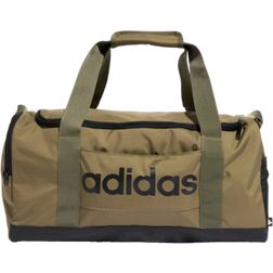 adidas Linear Duffel Bag Small - Olive Strata/Black