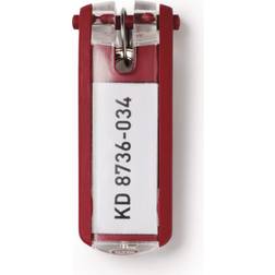 Durable Key Holder Clip 6pcs Red