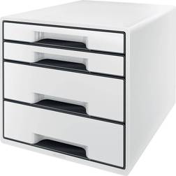 Leitz Wow Cube 4 Drawer Cabinet Black