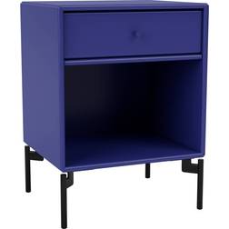 Montana Furniture Dream with Legs Monarch/Black Bedside Table 30x35.4cm