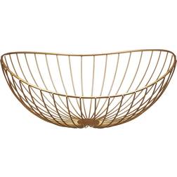 Ambition Basket Decor 30 cm Gold Fruit Bowl