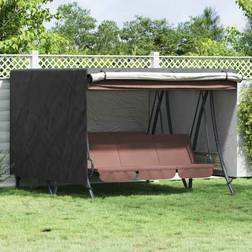 vidaXL Outdoor Swing Cover Black 250 x 250 x 160 cm