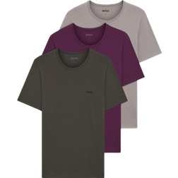 HUGO BOSS Classic T-shirt 3-pack - Purple/Grey
