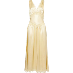 Reformation Stasia V-Neck Silk Midi Dress