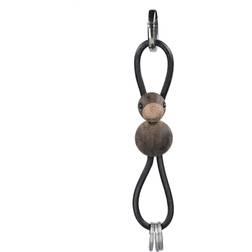 Kay Bojesen Bird keychain - Silver/Black
