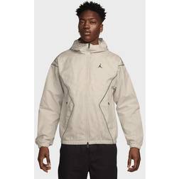 Jordan Brooklyn Hooded Draft Jacket - Light Orewood Brown/Black