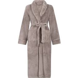 Hunkemöller Fluffy Fleece Badekåbe Dame - Brun