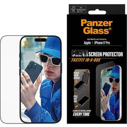 PanzerGlass Screen Protector with Fastfit iPhone 17 Pro
