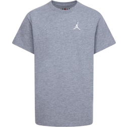 Nike Big Kid's Jordan Jumpman Air Embroidered T-shirt - Carbon Heather (95D266-GEH)